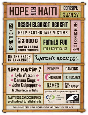 Witch´s Rock Surf Camp benefit concert