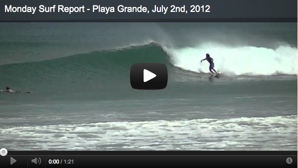 Playa Grande surf report - July 2, 2012 - Witch's Rock Surf Camp Costa Rica
