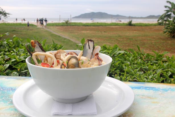 Eat at Joe's Tamarindo Costa Rica Witch's Rock Surf Camp Seafood Soup