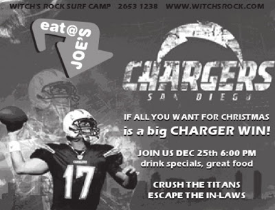 Read more about the article Celebrate Christmas with WRSC watching the San Diego Chargers