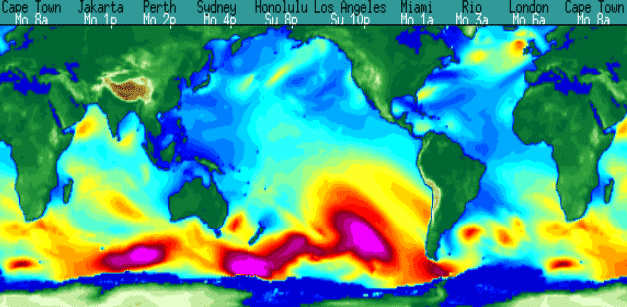 More South Swell for June and July!