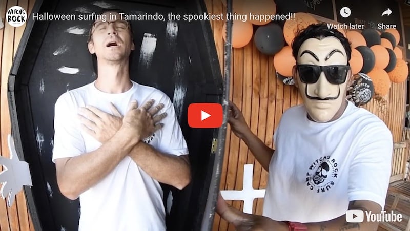 Read more about the article Halloween surfing in Tamarindo, the spookiest thing happened!!