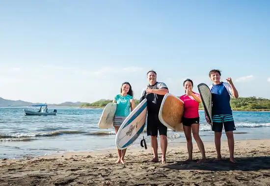 Family Surf Trip Surf Camp Tamarindo Costa Rica