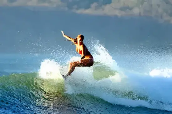 Girl Surfing Surf Camps Costa Rica Tamarindo