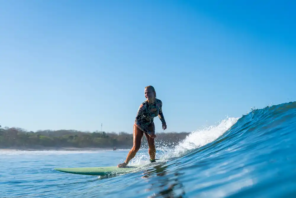 Mind Body Boost Women Surfing Happy Tamarindo Costa Rica Surf Camp