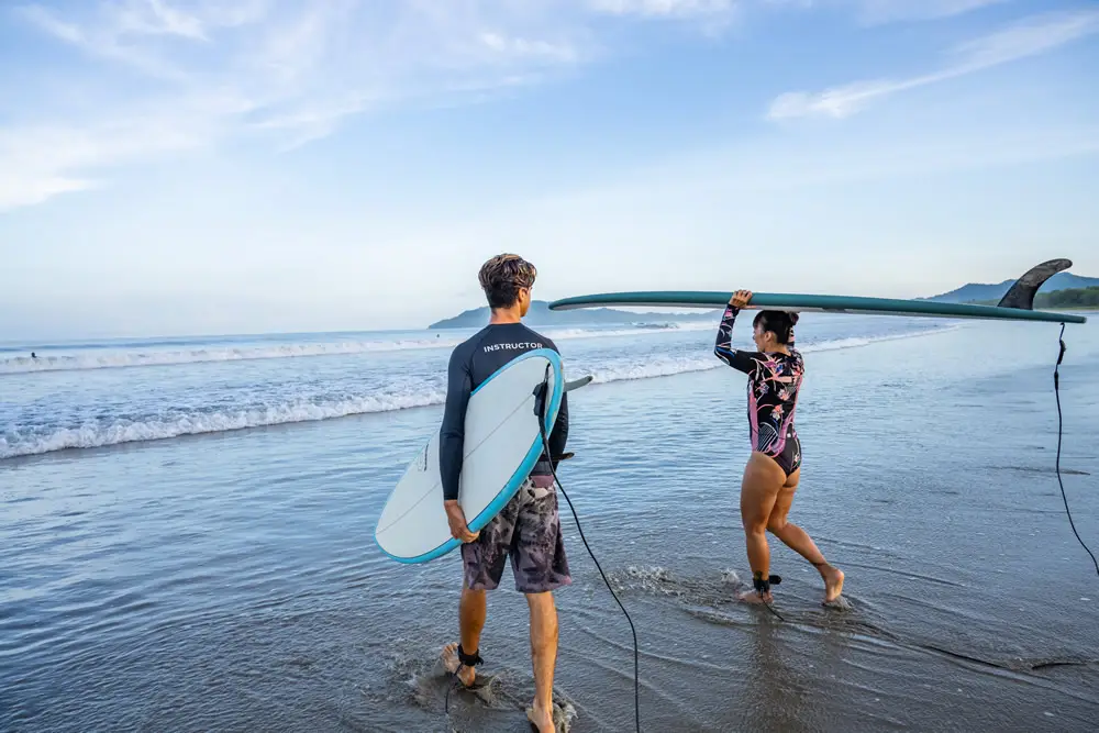october surfing at tamarindo surf camp